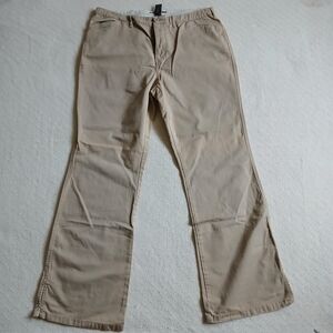 a&f ♡ khaki pants boot flare wider leg y2k vintage 2000s abercrombie and fitch